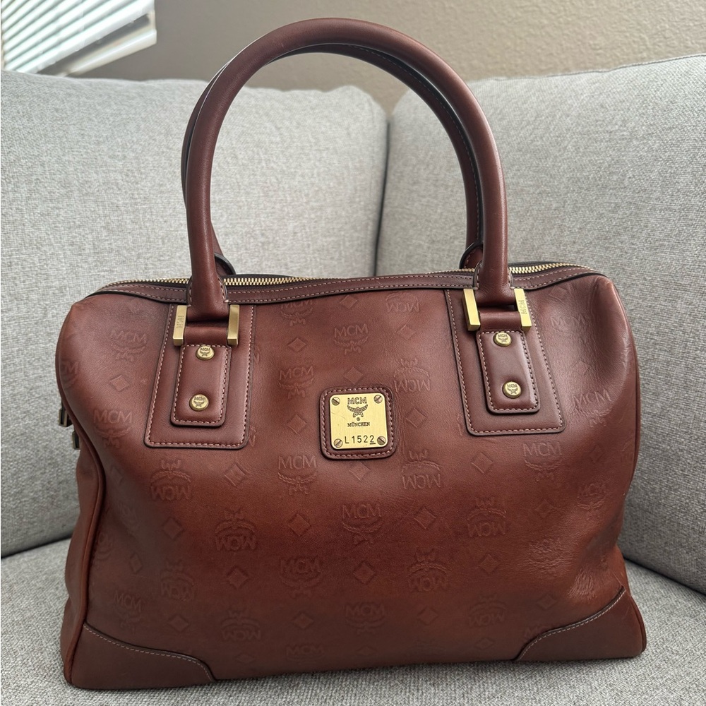 MCM Brown Leather Bag